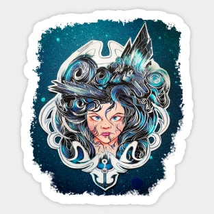 Sea Girl Sticker